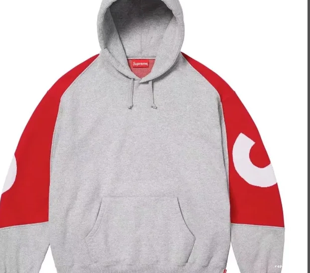 L Back S Sweatshirt LOGO Grey XL LOGO JACQUARD SWEATSHIRT Big HOODED Black BIG M Hoodie 0522